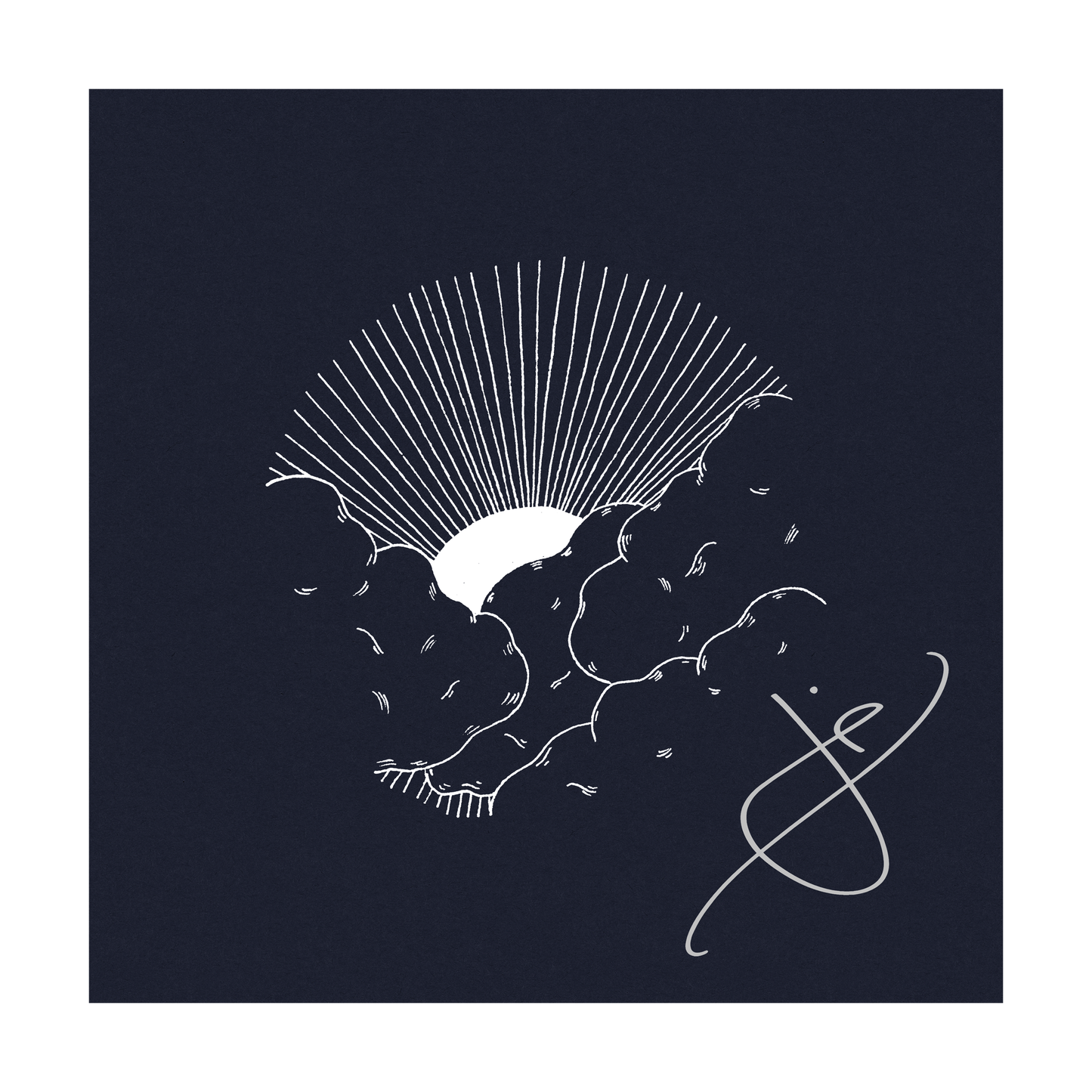 Against The Dying Of The Light Silver LP with Autographed Art Print