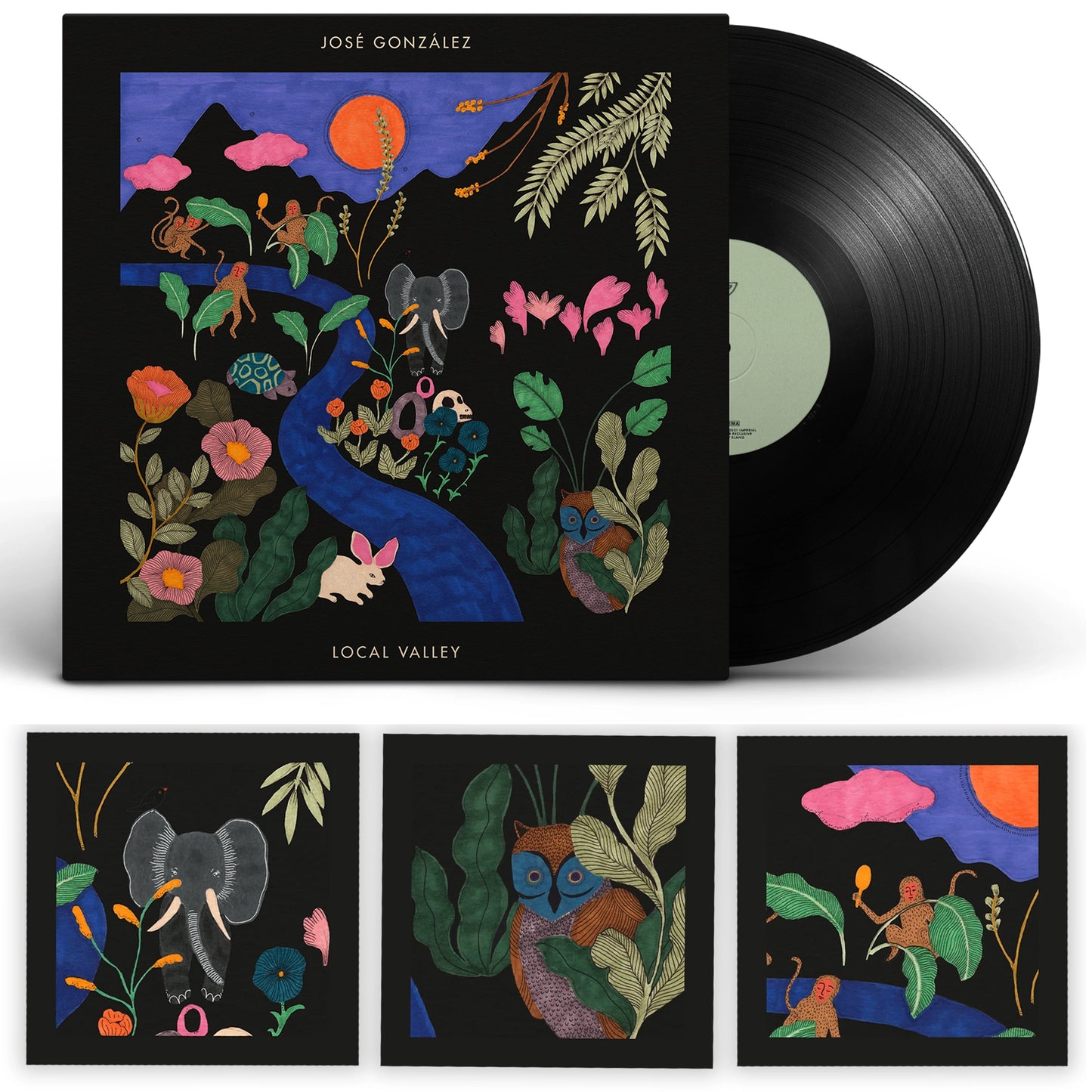 Local Valley LP Black Vinyl + 3 Art Prints AUTOGRAPHED