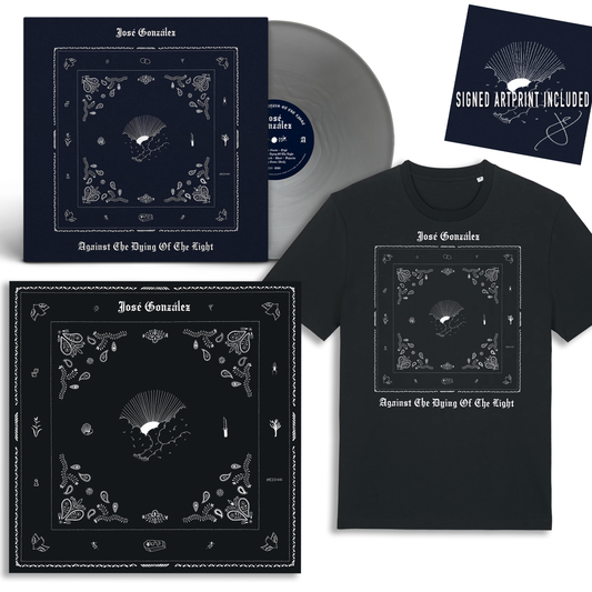 [PRE-SALE] ATDOTL Silver LP + Autographed Art Print + Bandana + T-shirt Bundle