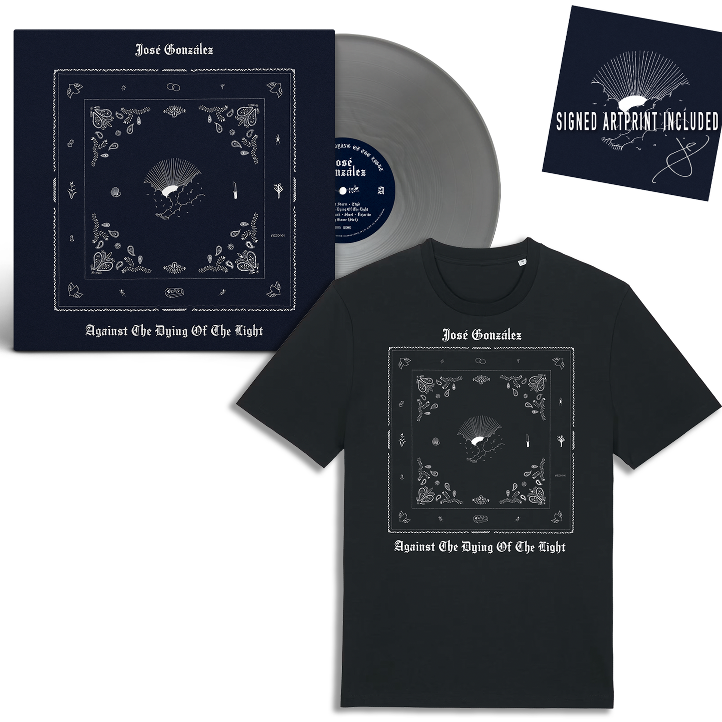 [PRE-SALE] ATDOTL Silver LP + Autographed Art Print + T-shirt Bundle