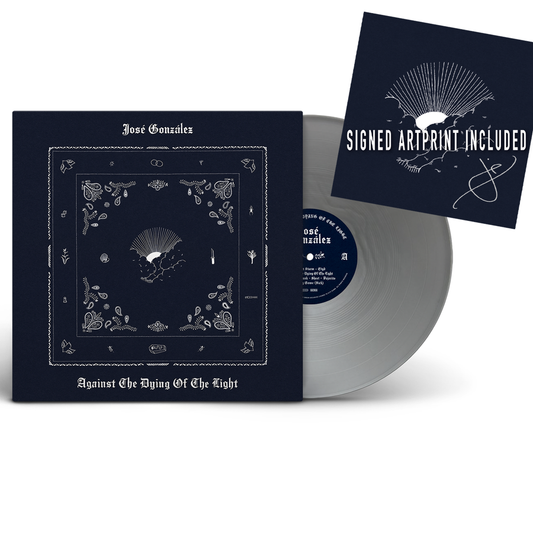 [PRE-SALE] Against The Dying Of The Light Silver LP with Autographed Art Print