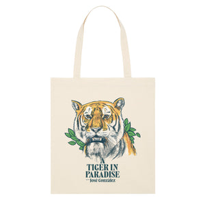 A Tiger in Paradise Totebag