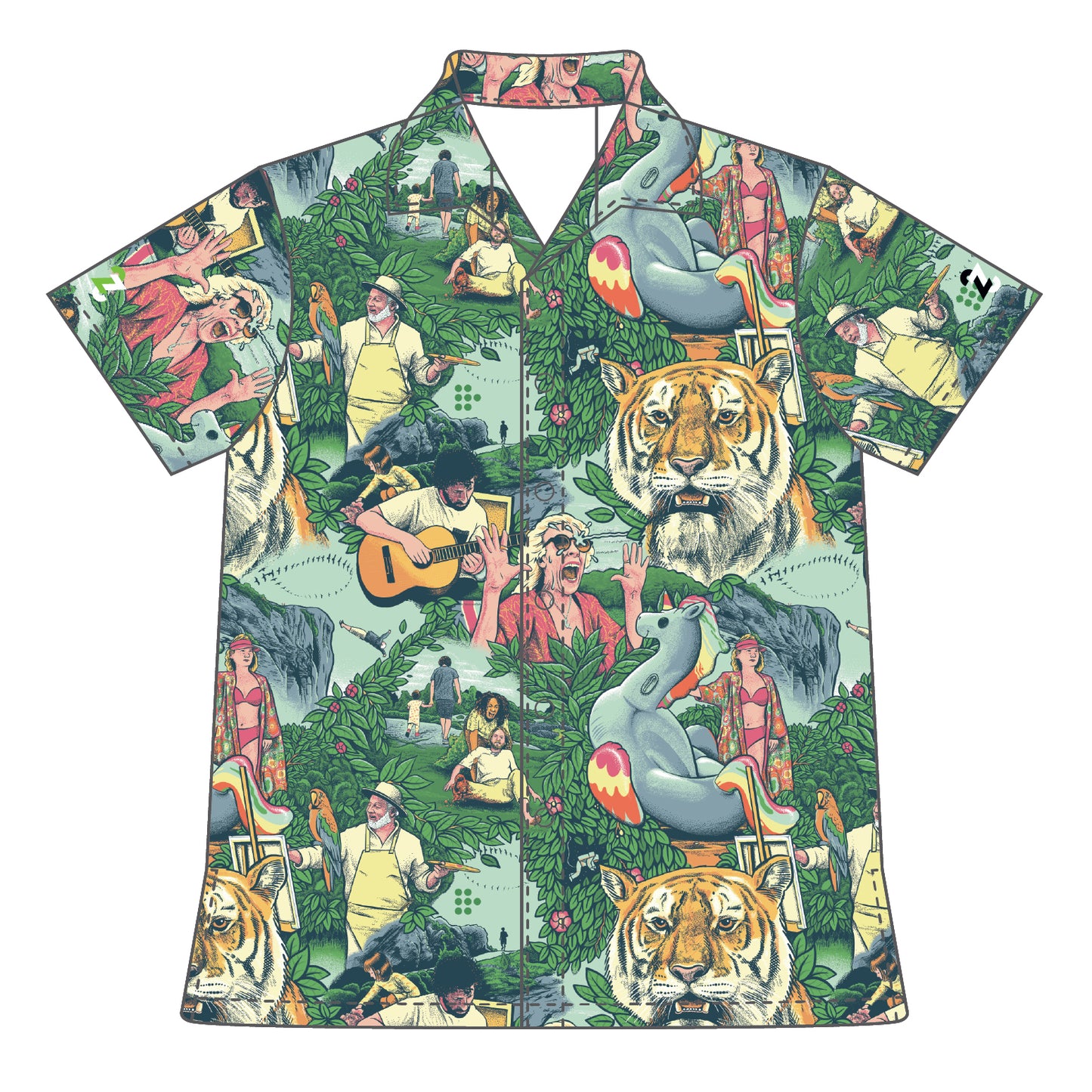 A Tiger in Paradise Hawaiian Shirt - Limited Edition