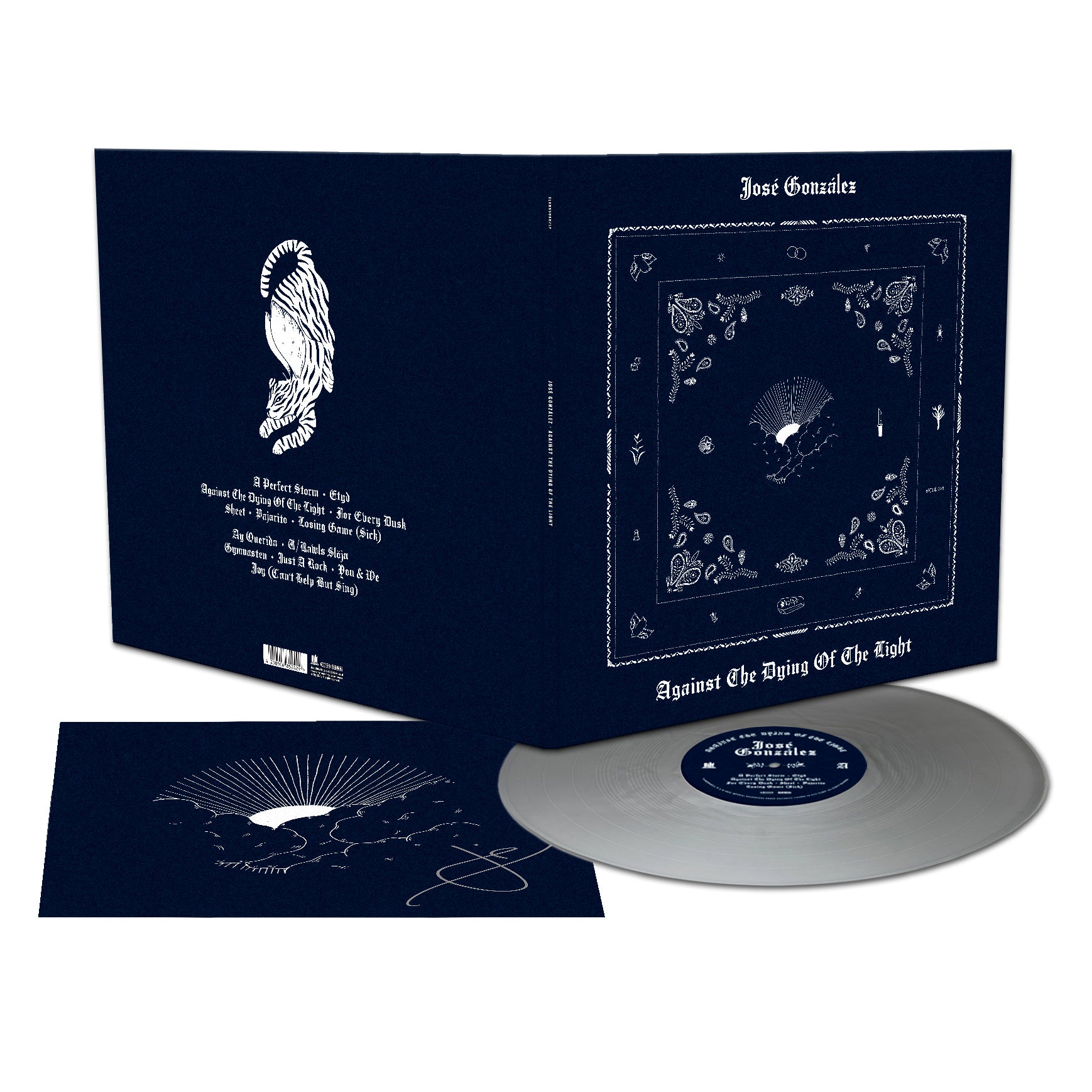 Against The Dying Of The Light Silver LP with Autographed Art