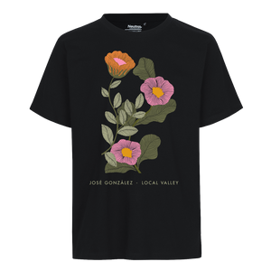 Flowers T-shirt Black
